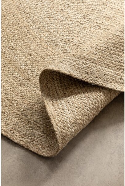Covor fildeș reversibil rotund din iută ø 200 cm Braided – Hanse Home