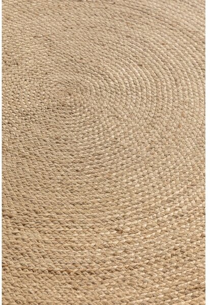 Covor fildeș reversibil rotund din iută ø 140 cm Braided – Hanse Home