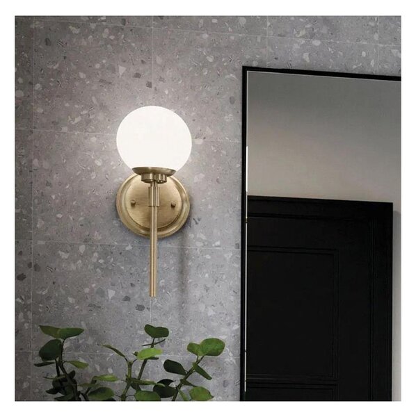 Aplică LED pentru baie Kichler KL-BENNO1-CPZ BENNO 1xG9/3W/230V IP44 alamă