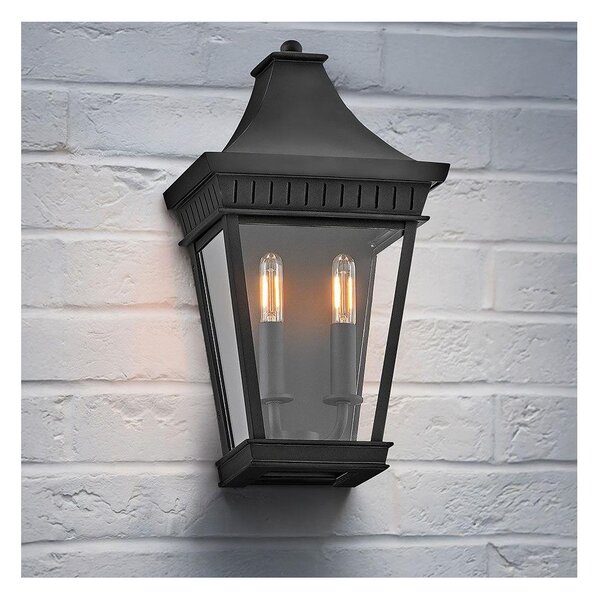 Aplică de exterior Hinkley HK-CHAPEL-HILL7-MB CHAPEL HILL 2xE14/40W/230V IP44