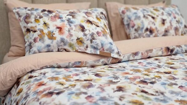 Lenjerie de pat Cotton Pro 100% bumbac – imprimare digitală (Petal Simphony)-RALEX PUCIOASA