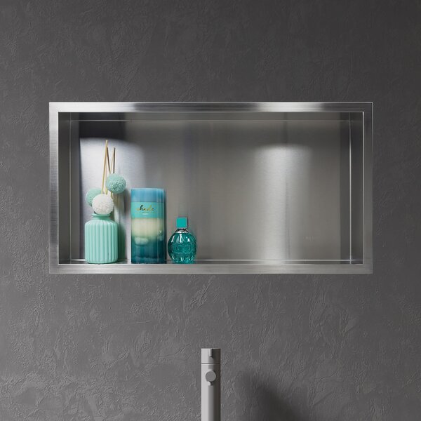 Balneo Wall-Box One Inox raft de nișă 60 cm oţel OB-IN4