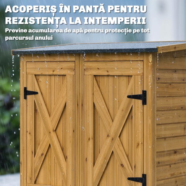 Outsunny căsuță dulap cămară dulapior magazie box | Aosom Romania