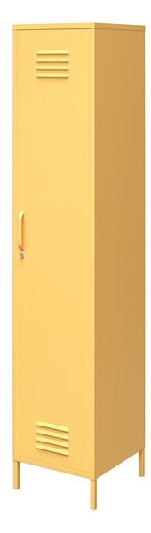 Dulap metalic galben Novogratz Cache, 38 x 185 cm