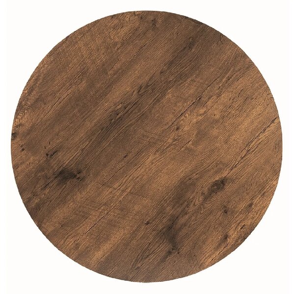 Masa rotunda de dining AMADEO II 90x90 cm, decor nuc