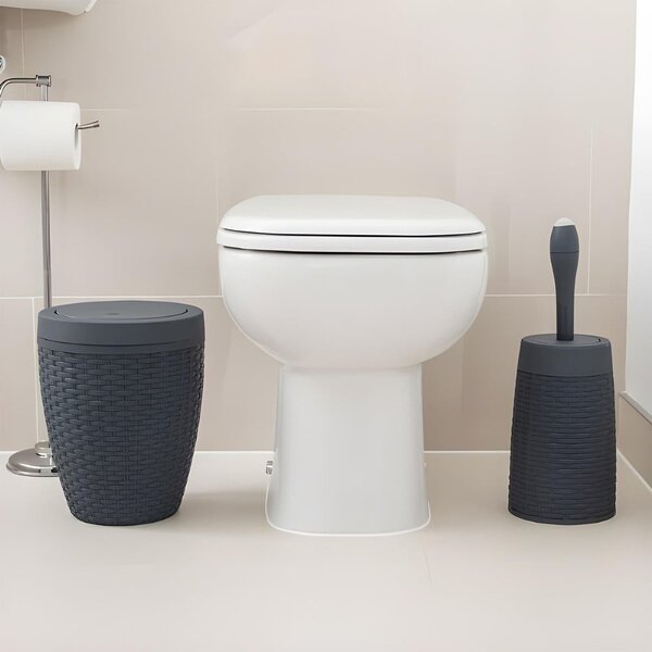 Perie de WC gri din plastic – Addis