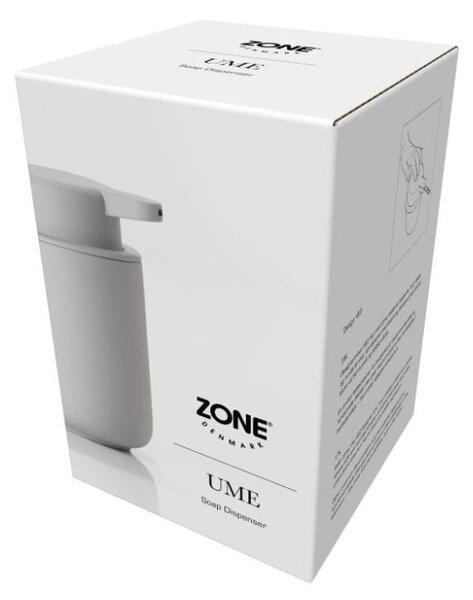 Dozator / dispenser săpun lichid Zone Soft Grey, 250 ml, gri deschis