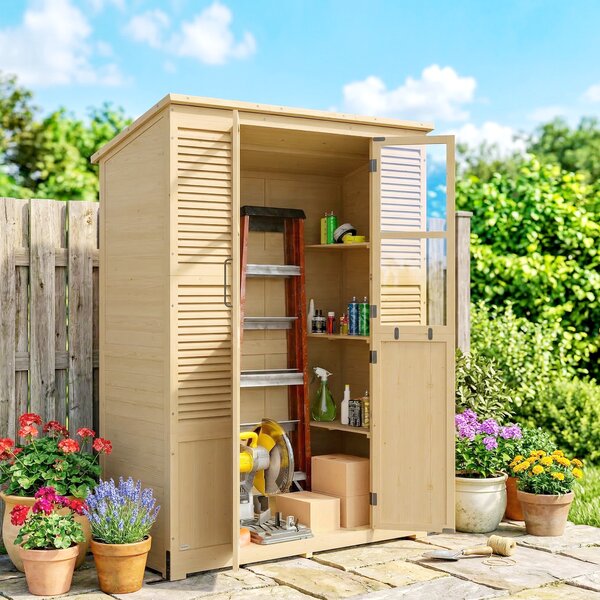 Outsunny magazie debara spațiu depozitare unelte dulap exterior | Aosom Romania