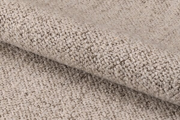 MAZZONI EXPORT CLARA Bej Latte (material Monza 60)/picioare negre - SCAUN MODERN ADÂNC TAPIȚAT PENTRU SALON/LIVING/BIROU LOFT