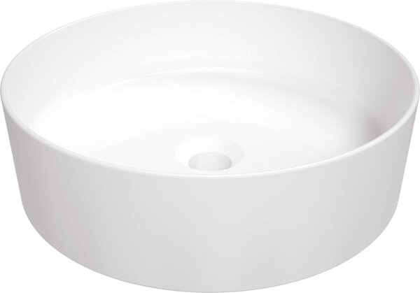 Deante Chiuvetă rotundă, rotundă de blat 405x405x145mm, alb lucios, DEA-CGR_6U4S