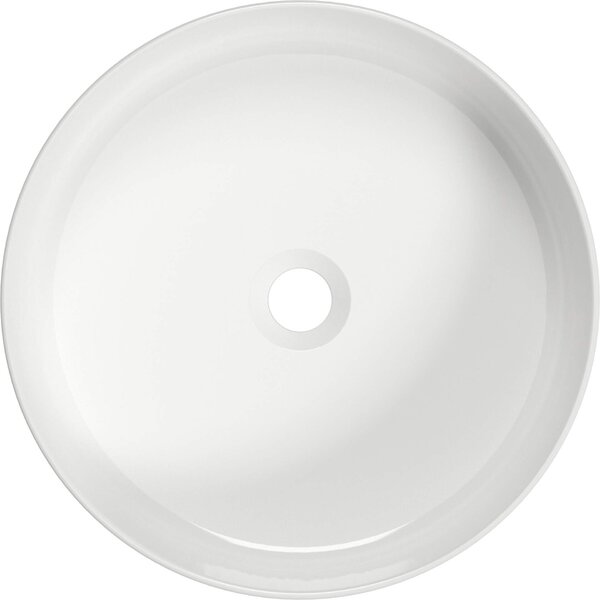Deante Chiuvetă rotundă, rotundă de blat 405x405x145mm, alb lucios, DEA-CGR_6U4S