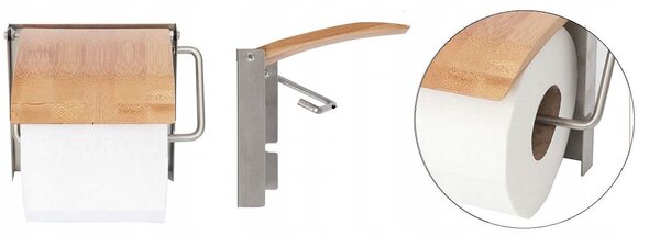 Suport pentru hartie igenica din bambus 390227 BAMBOO