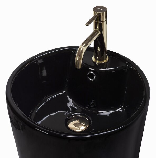 Lavoar de podea freestanding Ceramic BLANKA Negru Black