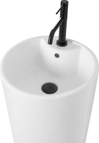 Lavoar freestanding de sine stătător Rea BLANKA Alb