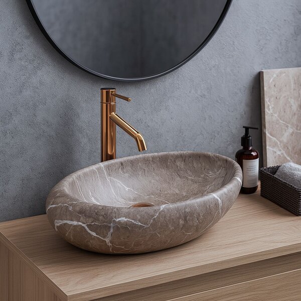 Lavoar pentru blat Rea Roxy B Stone NATURE