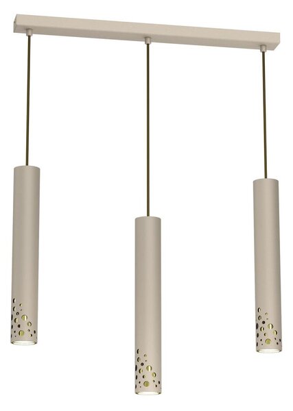 Candelabru suspendat pe cablu ALTRO 3xGU10/8W/230V bej