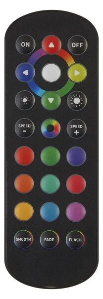 Ledvance Bandă LED RGB FLEX, 5 m, dimabilă, 10 W, 230 V, cu telecomandă