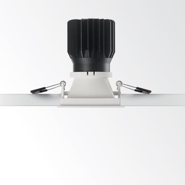 Ideal Lux - Spot LED încastrat GAME TRIM LED, 11 W, 230 V, 8,4 x 8,4 cm, IP40, alb