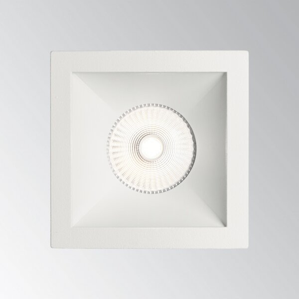 Ideal Lux - Spot LED încastrat GAME TRIM LED, 11 W, 230 V, 8,4 x 8,4 cm, IP40, alb