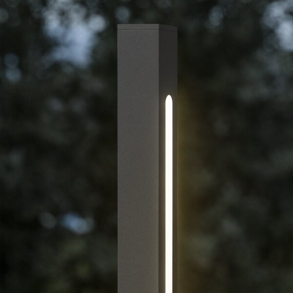 Ideal Lux - Lampă LED de exterior JEDI LED/7W/230V 40 cm CRI 90 IP65 antracit