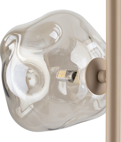 Brilagi - Lampadar VULCANO 3xG9/8W/230V bej/fumuriu bej