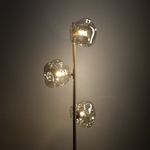 Brilagi - Lampadar VULCANO 3xG9/8W/230V bej/fumuriu bej