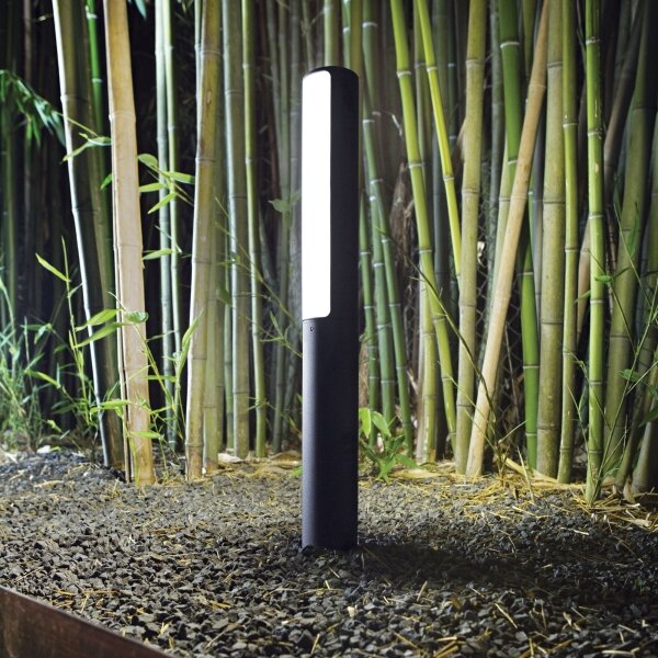 Ideal Lux - Lampă LED de exterior ETERE LED/9,5W/230V 60 cm CRI 90 IP44 antracit