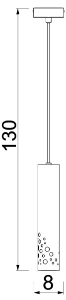 Pendul pe cablu ALTRO, 1x GU10/8W/230V, bej