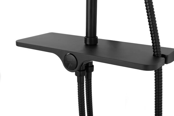 Set de dus cu termostat Rea MIKE Black