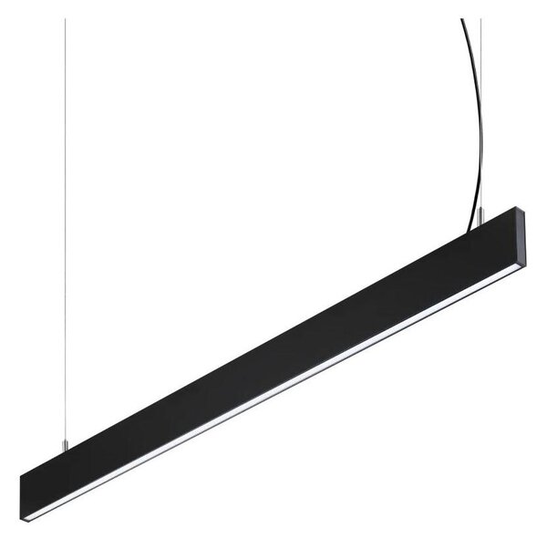 Ideal Lux - Lustră LED suspendată pe cablu STEEL, 29W, 230V, 3000K, CRI 90, 120 cm, negru