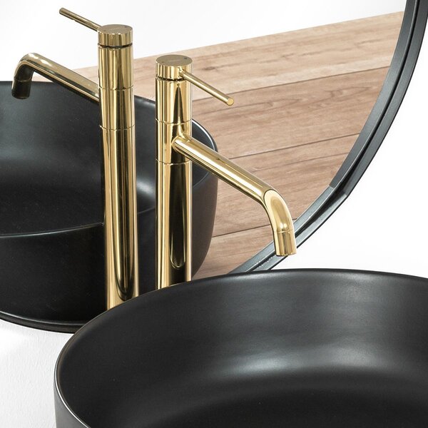 Baterie pentru baie Rea Lugano Slim Gold High