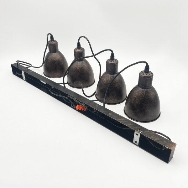 Brilagi - Lustru LED suspendat pe cablu RIDDY 4xE27/60W/230V cupru/patinat