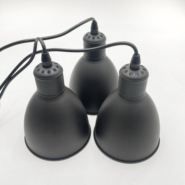 Brilagi - Lustru LED suspendat pe cablu RIDDY 3xE27/60W/230V negru