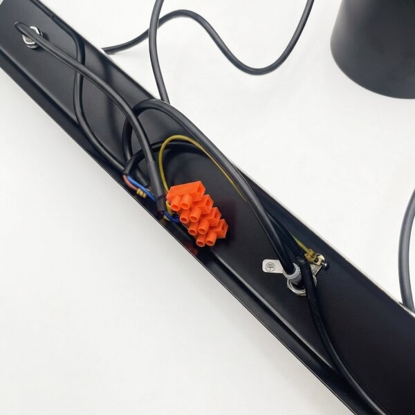 Brilagi - Lustra LED suspendată pe cablu RIDDY 4xE27/60W/230V negru