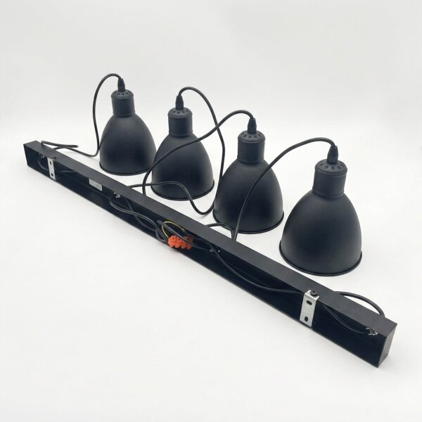 Brilagi - Lustra LED suspendată pe cablu RIDDY 4xE27/60W/230V negru