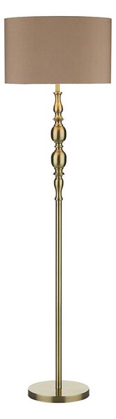 Där Lighting MAD4975 - Lampadar MADRID 1xE27/60W/230V maro/alamă