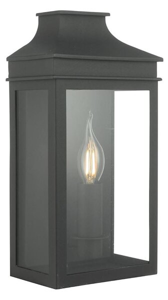Där Lighting VAP5222 - Aplică de exterior VAPOUR 1xE14/60W/230V IP44, neagră
