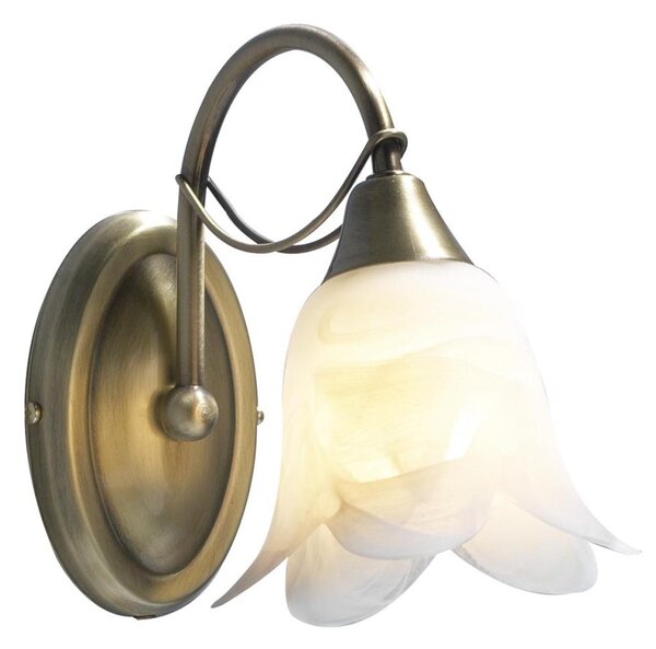 Där Lighting DOU0775 - Aplică de perete DOUBLET 1xE14/40W/230V alamă