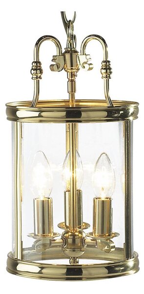 Där Lighting LAM0340 - Candelabru suspendat LAMBETH 3xE14/60W/230V alamă