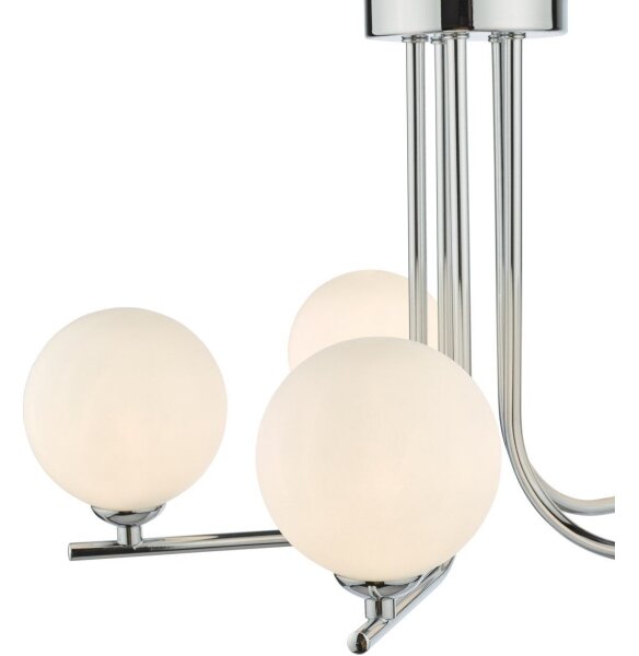 Där Lighting CRA5450-02 - Lustră pe tijă CRADLE 5xG9/25W/230V crom lucios