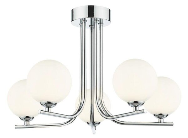 Där Lighting CRA5450-02 - Lustră pe tijă CRADLE 5xG9/25W/230V crom lucios
