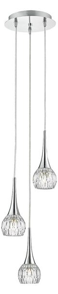 Där Lighting LYA0350 - Lustru suspendat pe cablu LYALL 3xG9/40W/230V crom lucios