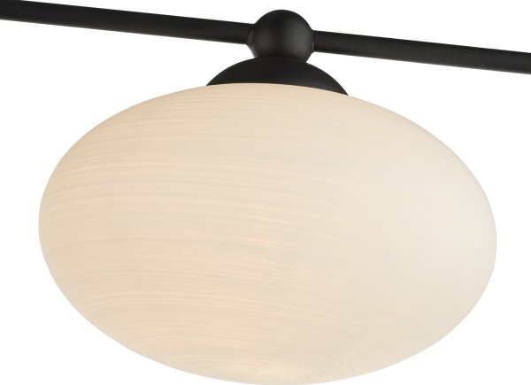 Där Lighting JAS5422 - Lustru aplicat JASPER 5xG9/25W/230V, negru