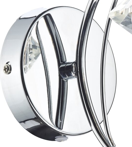 Där Lighting LUT0750 - Lampă de perete LUTHER 1xG9/40W/230V crom lucios