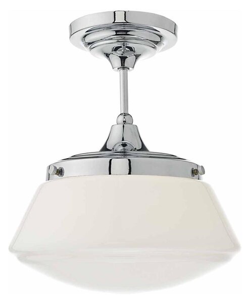 Där Lighting CAD0150 - Plafonieră aplicată pentru baie CADEN 1xE27/60W/230V IP44 crom lucios