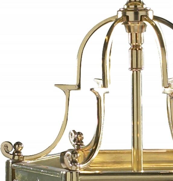 Där Lighting MOO0340 - Candelabru pe lanț MOORGATE 3xE14/60W/230V, alamă