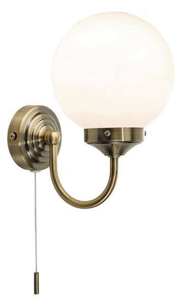 Där Lighting BAR0775 - Aplica de perete pentru baie BARCLAY 1xE14/40W/230V IP44 alamă