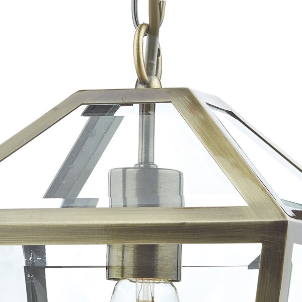 Där Lighting CHU0175 - Lustră cu lanț CHURCHILL 1xE27/60W/230V alamă