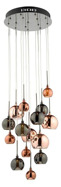 Där Lighting AUR1564 - Lustru suspendat pe cablu AURELIA 15xG4/10W/230V