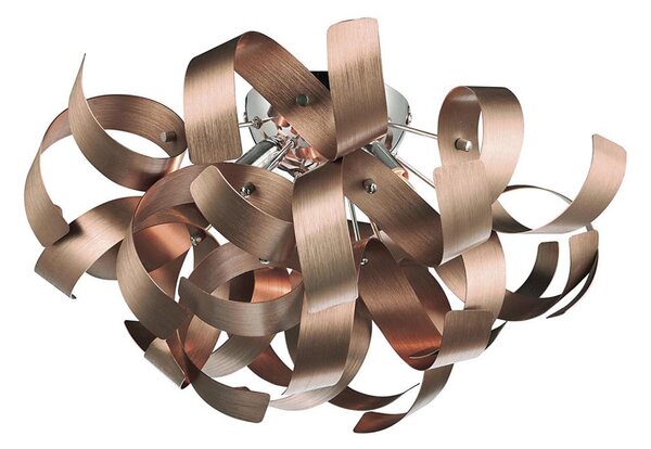 Där Lighting RAW0464 - Plafonieră RAWLEY 4xG9/25W/230V, finisaj cupru